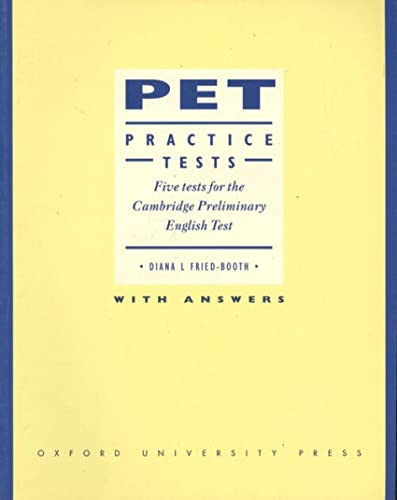 Imagen de archivo de PET Practice Tests: Student's Book (With Key) a la venta por Ammareal