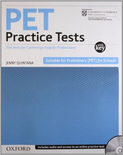 9780194534680: PET Practice Tests:: Practice Tests with Key and Audio CD Pack: Five Practice Tests for the Cambridge English: Preliminary (PET) Exam