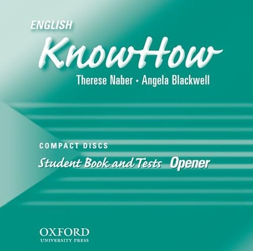 English KnowHow Opener (9780194536912) by Blackwell, Angela; Naber F