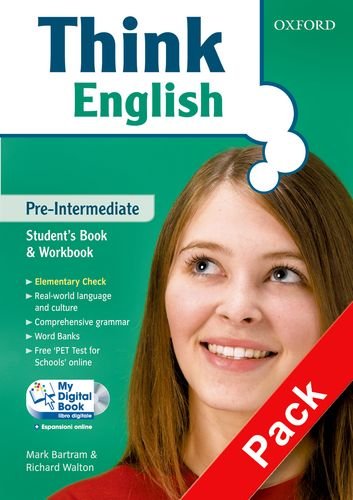 9780194548809: Think English. Pre-intermediate. Entry book-Student's book-Workbook-Culture book-My digital book. Per le Scuole superiori. Con espansione online