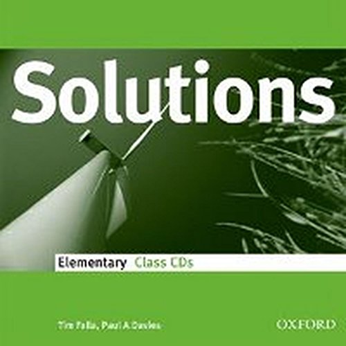 Solutions Elementary: Class Audio CDs (3) (9780194551632) by Falla, Tim; Davies, Paul A.