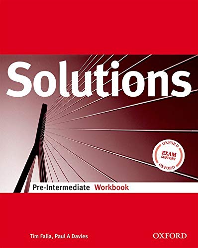 Imagen de archivo de SOLUTIONS PRE-INTERMEDIATE: WORKBOOK a la venta por Phatpocket Limited