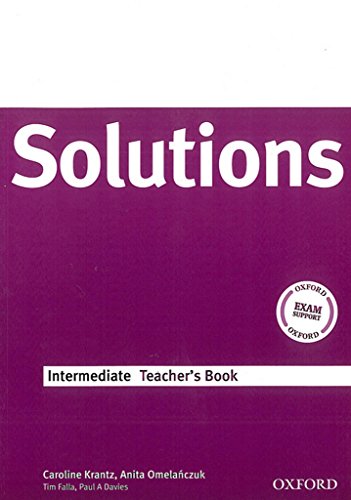 9780194551922: Solutions Intermediate: Teacher's Book