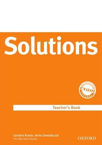 Imagen de archivo de Solutions Upper-Intermediate: Teacher's Book (Paperback) a la venta por Iridium_Books