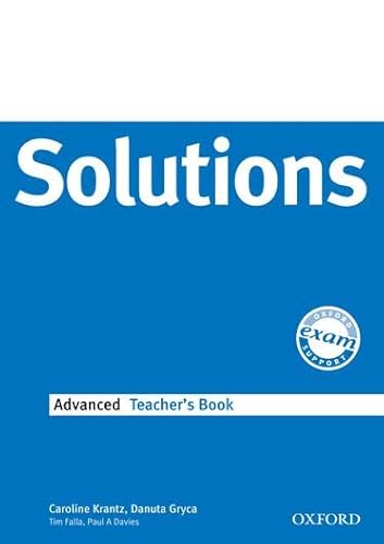 Imagen de archivo de Solutions: Advanced: Teacher's Book a la venta por Phatpocket Limited