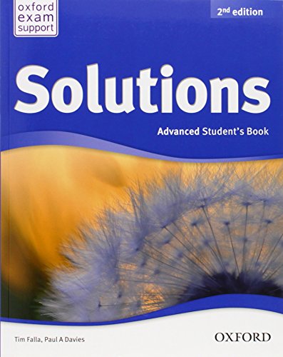 Imagen de archivo de Solutions 2nd edition Advanced. Student's Book a la venta por Brook Bookstore