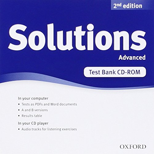 9780194553438: Solutions Advanced: Test CD-ROM 2nd Edition (Solutions Second Edition) - 9780194553438