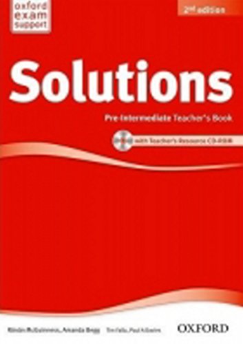 Stock image for SOLUTIONS 2ND EDITION PRE-INTERMEDIATE. TEACHER'S BOOK & CD-ROM PACK for sale by Zilis Select Books