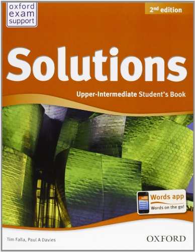 9780194555500: Solutions. Upper intermediate. Student's book-Workbook. Per le Scuole superiori. Con CD Audio