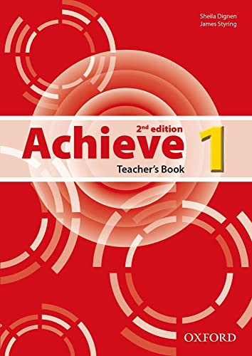 Imagen de archivo de Achieve: Level 1: Teacher's Book a la venta por Blackwell's