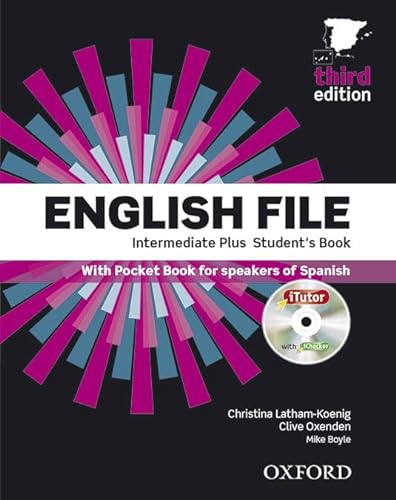 márketing Emoción pañuelo English File 3rd Edition Intermediate Plus. Student's Book Workbook without  Key Pack - Latham-Koenig, Christina: 9780194558228 - AbeBooks