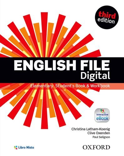 9780194558853: English file digital. Elementary. Student's book-Workbook-Vocabulary checker. Per le Scuole superiori. Con e-book. Con espansione online