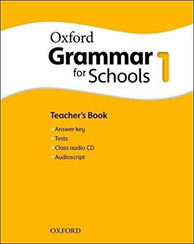 Imagen de archivo de Oxford Grammar for Schools: 1: Teacher's Book and Audio CD Pack a la venta por THE SAINT BOOKSTORE