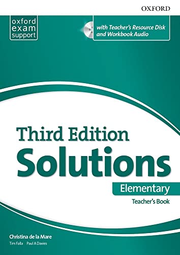 Stock image for Solutions 3rd Edition Elementary. Teacher's Book for sale by MusicMagpie
