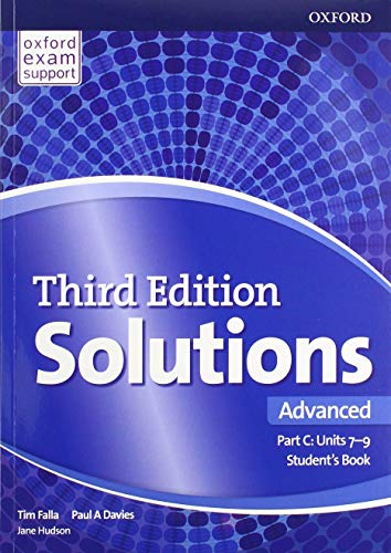 Imagen de archivo de Solutions: Advanced: Student's Book C Units 7-9: Leading the way to success a la venta por Revaluation Books