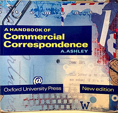Imagen de archivo de A Handbook of Commercial Correspondence New Edition a la venta por OwlsBooks
