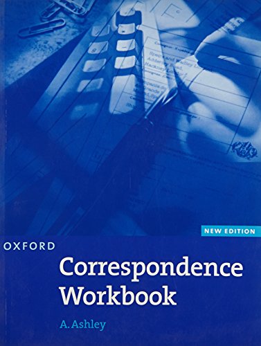 Beispielbild fr Oxford Handbook of Commercial Correspondence. Workbook zum Verkauf von Hamelyn