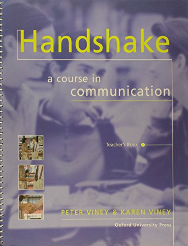 Beispielbild fr Handshake: Teacher's Book: A Course in Communication zum Verkauf von medimops