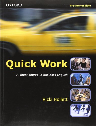 Imagen de archivo de Quick Work Pre-Intermediate: Student's Book a la venta por WorldofBooks