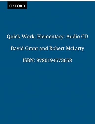 Beispielbild fr Quick Work Elementary: Audio CD zum Verkauf von medimops