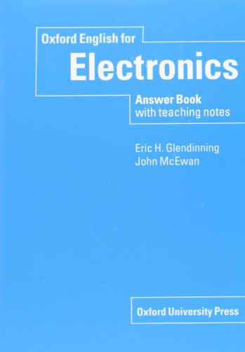 9780194573856: Oxford English for Electronics Answer Book (English For Careers)