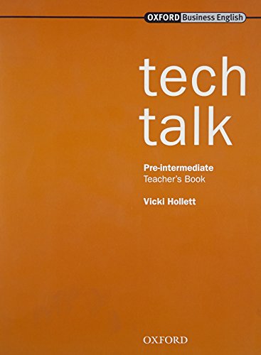 Imagen de archivo de Tech Talk. Pre-Intermediate - Teacher's Book: Teacher's Book Pre-intermediate lev a la venta por medimops