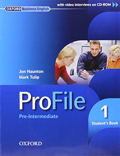 Imagen de archivo de ProFile 1: Pre-intermediate Student's Book a la venta por AwesomeBooks