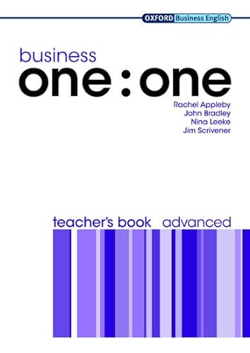 Imagen de archivo de Business one:one Advanced Teacher's Book a la venta por GF Books, Inc.