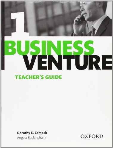 Imagen de archivo de Business Venture: Teachers Guide - Elementary Level 1 a la venta por Revaluation Books