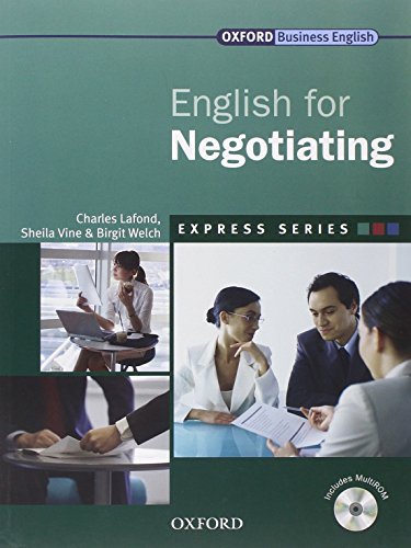 Stock image for English for negotiating student's book and multiROM pack for sale by medimops