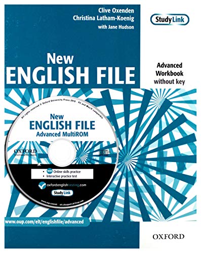 9780194594646: New English File Advanced. Workbook without Key with Multi-ROM Pack: Six-level general English course for adults (New English File Second Edition)