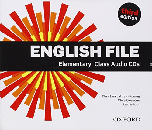 Imagen de archivo de English File 3rd Edition Elementary. Class Audio Cd: The Best Way to Get Your Students Talking a la venta por Hamelyn