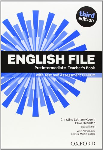 9780194598750: English File third edition: Pre-intermediate: Teacher's Book with Test and Assessment CD-ROM