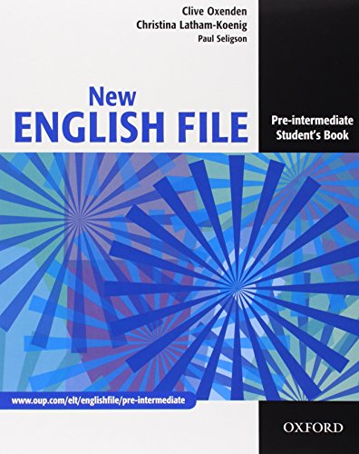 9780194599689: New english file. Pre-intermediate. Student's book-Workbook-My digital book-Entry checker. Per le Scuole superiori. Con CD-ROM. Con espansione online