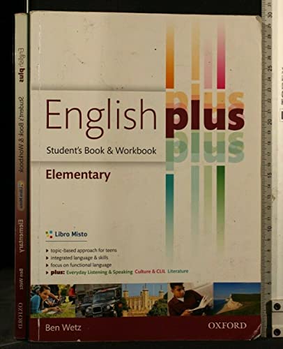 9780194648660: English plus. Elementary. Student's book-Workbook. Ediz. standard. Per le Scuole superiori. Con CD Audio. Con espansione online