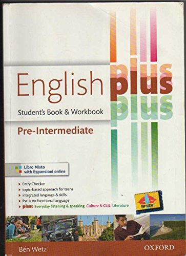 Imagen de archivo de English plus. Pre-intermediate. Student's book-Workbook-My digital book. Per le Scuole superiori. Ediz. speciale. Con espansione online a la venta por medimops