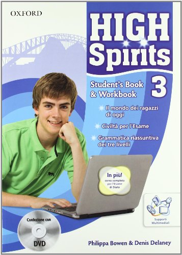 9780194664288: High spirits. Student's book-Workbook-Extrabook. Per la Scuola media. Con CD-ROM. Con DVD-ROM. Con espansione online (Vol. 3)