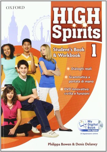 Stock image for High spirits. Starter-Student's book-Workbook-My digital book-Extra book. Per la Scuola media. Con CD-ROM. Con espansione online (Vol. 1) Bowen, Philippa and Delaney, Denis for sale by Librisline