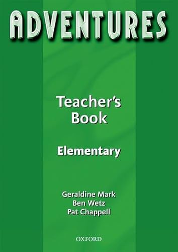 Imagen de archivo de Adventures: Teacher's Book Elementary level a la venta por Revaluation Books