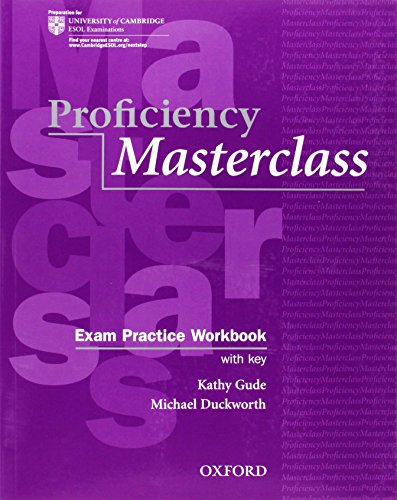 Imagen de archivo de Proficiency Masterclass. Workbook with Key and CD: Workbook Pack with Key a la venta por medimops