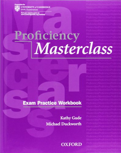 Imagen de archivo de Proficiency Masterclass: Workbook without Key and Audio CD Pack (Pack) a la venta por Iridium_Books