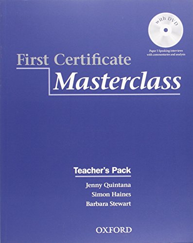 Beispielbild fr First Certificate Masterclass: Teacher's Resource Pack zum Verkauf von Hamelyn