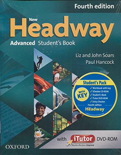 Imagen de archivo de NEW HEADWAY 4TH EDITION ADVANCED. STUDENT'S BOOK + WORKBOOK WITH KEY a la venta por Zilis Select Books