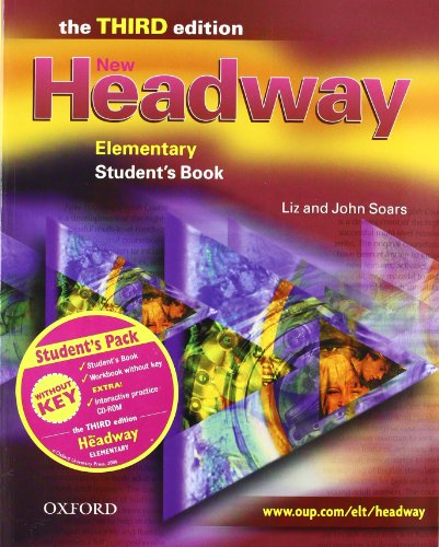 Imagen de archivo de NEW HEADWAY 3RD EDITION ELEMENTARY. STUDENT S BOOK AND WORKBOOK WITH KEY PACK a la venta por Librerias Prometeo y Proteo