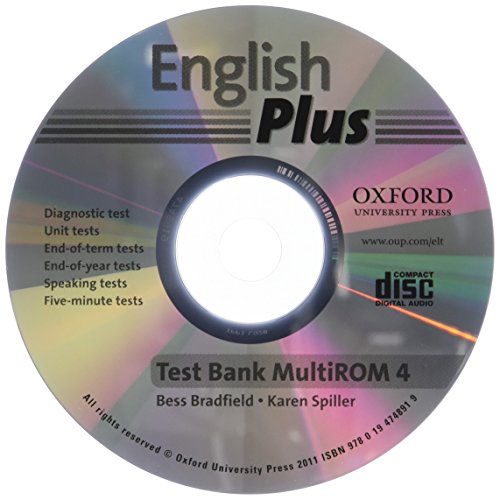 9780194748919: English Plus: 4: Test Bank MultiROM: An English secondary course for students aged 12-16 years.