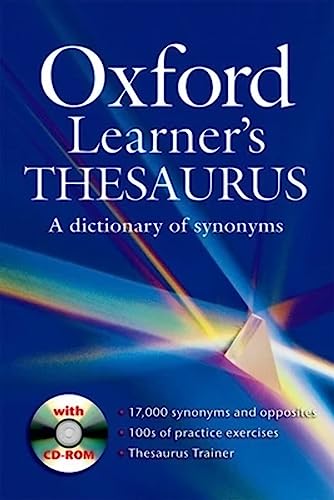 Imagen de archivo de Oxford Learner's Thesaurus A Dictionary Of Synonyms (con Cd a la venta por Juanpebooks