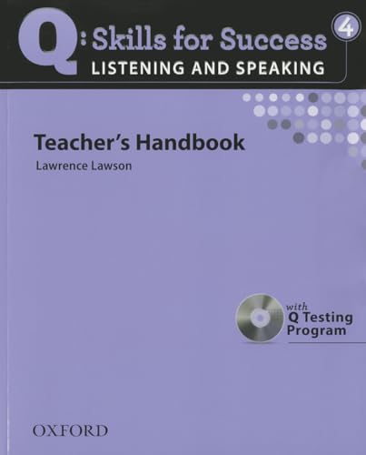 Beispielbild fr Q: Skills for Success - Listening and Speaking 4 Bk. 4 : Teacher Book zum Verkauf von Better World Books Ltd