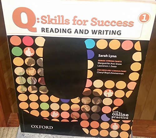 Q: Skills for Success 1 Reading & Writing Student Book with Student Access Code Card (9780194756228) by Lynn, Sarah