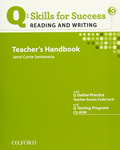 Beispielbild fr Q: Skills for Success - Reading and Writing 3 : Teacher Book zum Verkauf von Better World Books