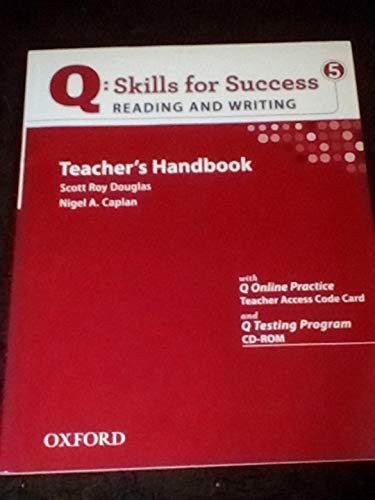 9780194756310: Q Skills for Success: Reading and Writing 5: Teacher's Book with Testing Program CD-ROM